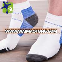 Colorful compression ankle socks,male sport foot care socks