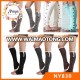 Fashion wool knee-high leggings warmer boot socks with buttons