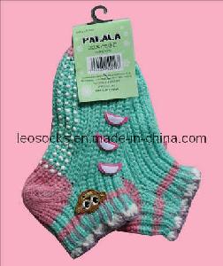 Children Home Socks, Acrylic Slipper Socks, Indoor Anti-Slip Socks